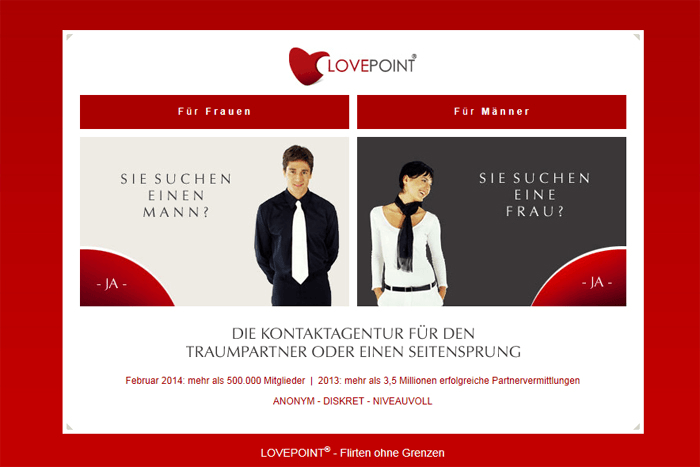Lovepoint Homepage